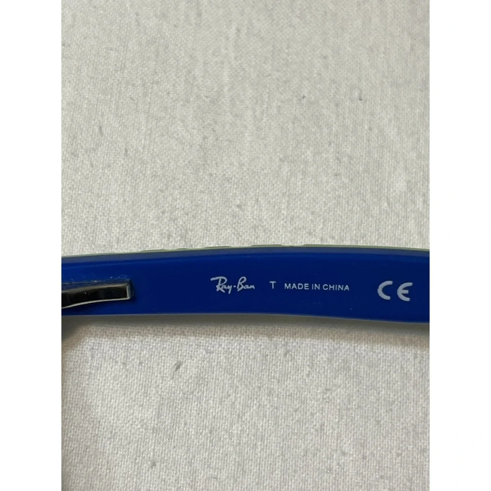 Ray-Ban RB 1535 3600 Black Blue Rectangle Eyeglasses Frames 46-16-125 11446